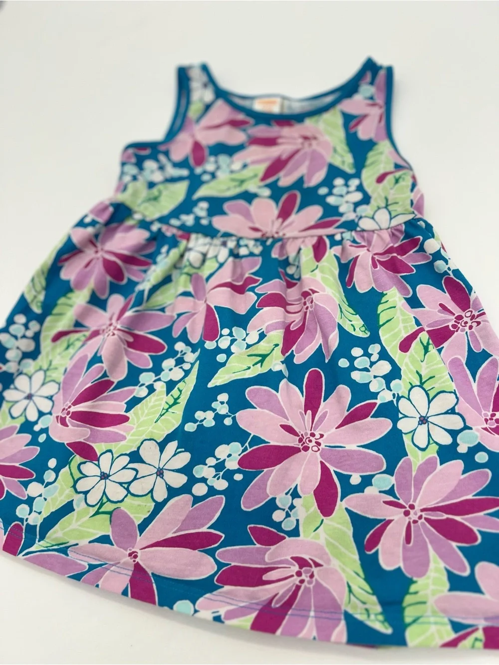 Gymboree Girls Baby Dress Multicolor Floral 100% Cotton